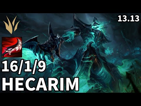Hecarim Jungle vs Amumu - EUW Master | Patch 13.13