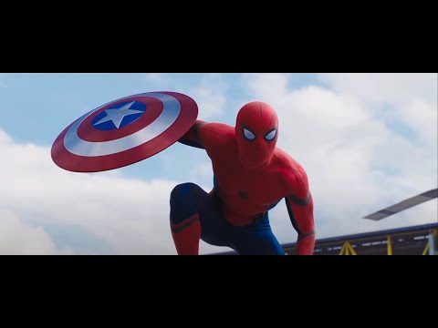 Spider Man  Hey Everyone _ Airport Argument Scene / captain America  Civil War - Movie CLIP HD