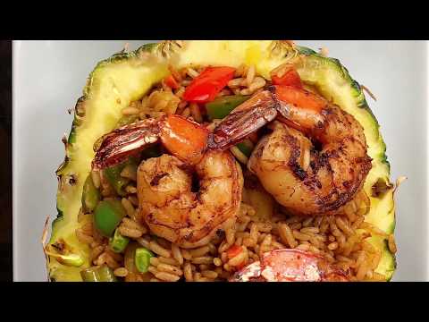 How To Make Jerk Shrimp Pineapple Fried Rice