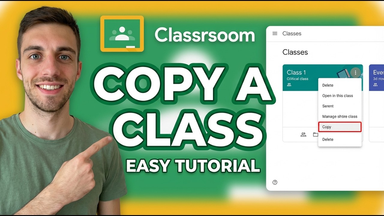 How to Copy a Class in Google Classroom 2026 | Duplicate a Class in Google Classroom (Easy Tutorial)