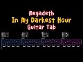 In My Darkest Hour Megadeth Guitar Tab