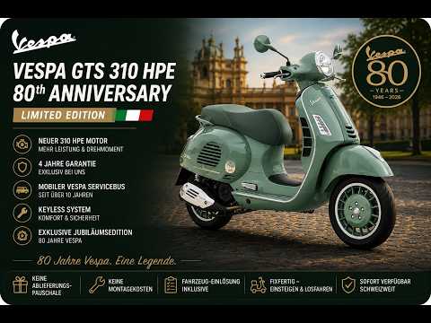PIAGGIO Vespa GTS 310 80TH ANNIVERSARY EDITION-video-17