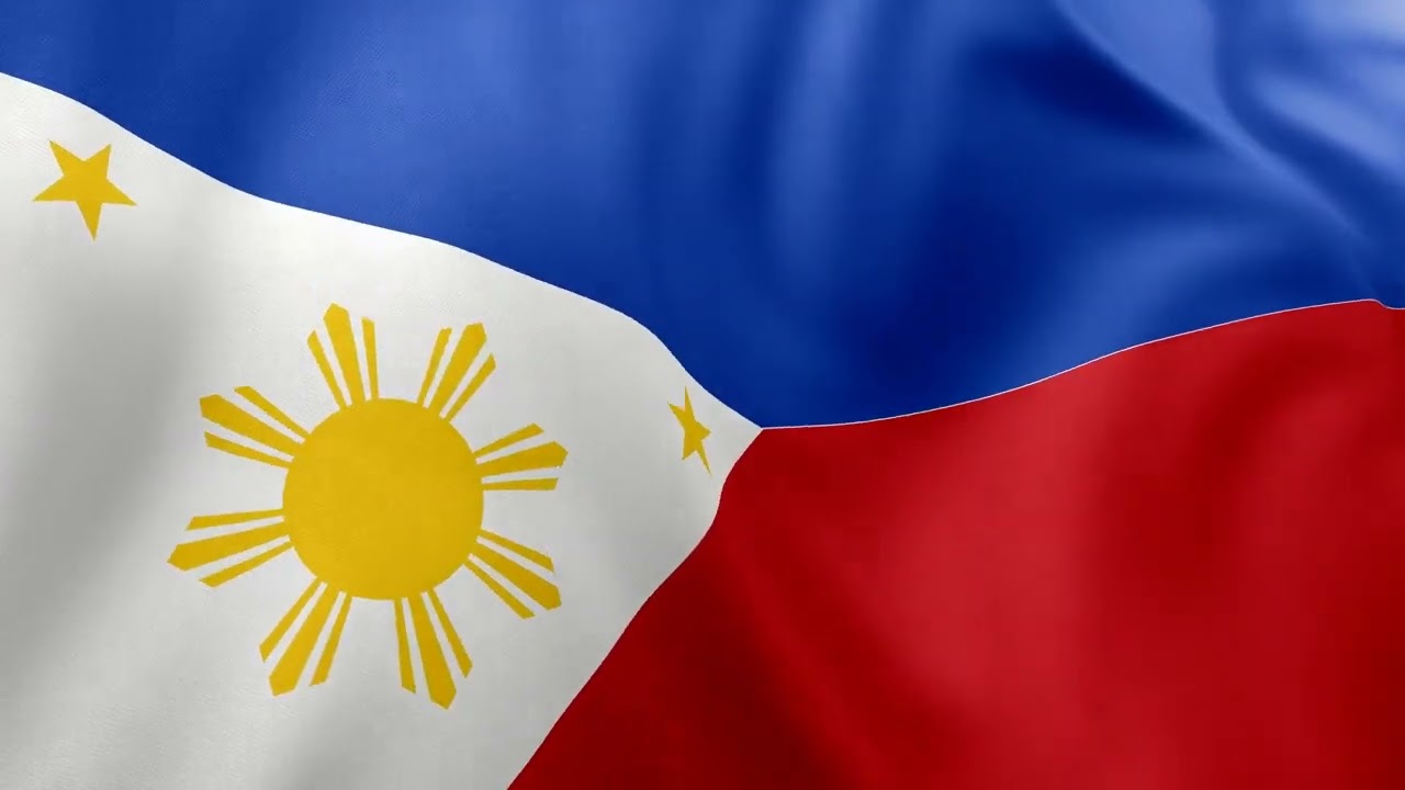 PHILIPPINES - Waving Flag Loop 4K