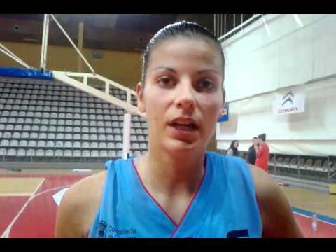 20/10/2010 Declaraciones de Sara Gomez tras el Celta - Cadi
