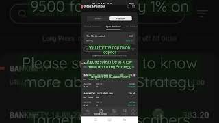 9500 profit for the day july12/ BN STRATEGY/ KOTAK SECURITIES/Options Strategy