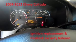 2004-2012 Chevy Colorado Passlock Security Relearn.
