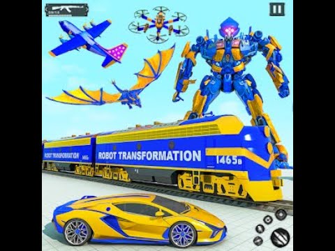 Dragon Robot Police Car Games - Android  Gameplay