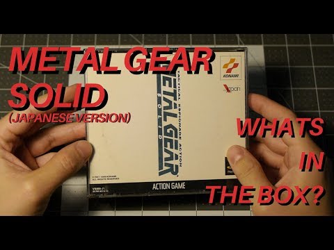 Whats in the Box?  Metal Gear Solid for Playstation (Japanese Version)