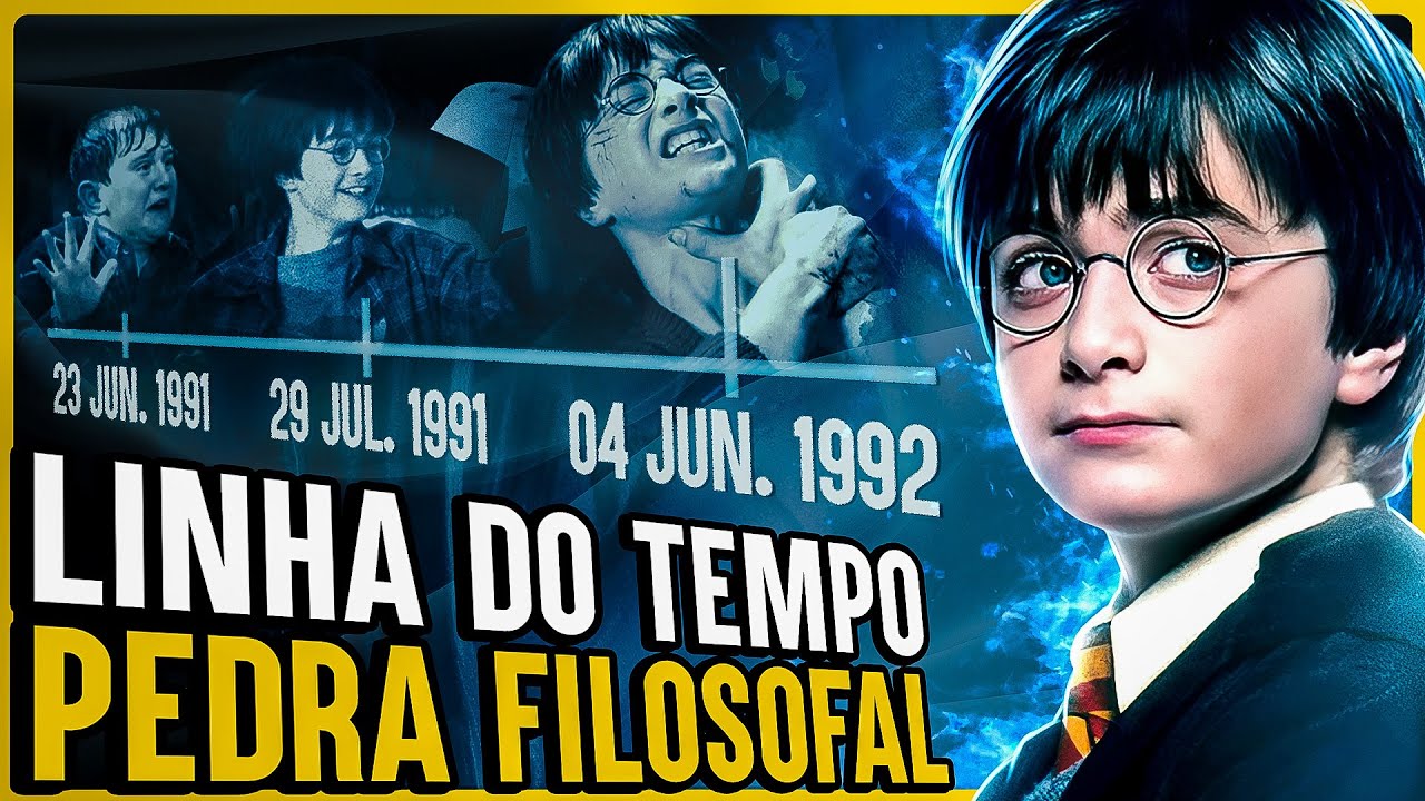 CRONOLOGIA OFICIAL DE HARRY POTTER E A PEDRA FILOSOFAL