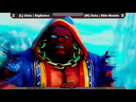 Down Right Fierce 8 SFV Grand Finals- Data|Big Bates vs Data|Milo-Madds