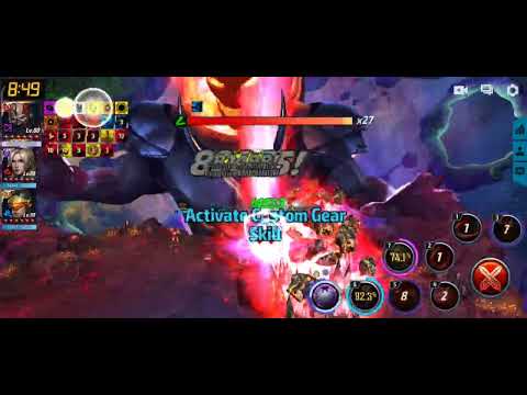 25% pierce cards max build Marvel future fight dormammu clear