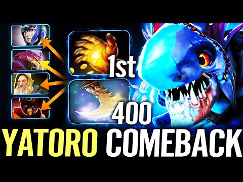 🔥 YATORO Slark 400 Agility Fountain Dive — Hard Start Comeback with MIDAS New Style Farm Dota 2 Pro