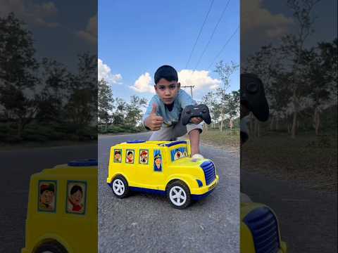 remote control big school bus testing #trending
