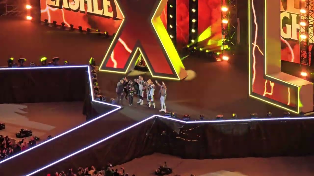 WrestleMania XL Night 2- The Street Profits and Bobby Lashley Entrance #WWE #WrestleMania