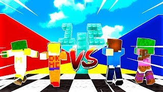 🚀 MANUCRAFT Y DUCKYMARCH VS TATITO Y TINENQA !! CARRERA EN MINECRAFT