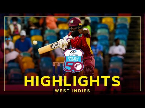 Highlights | West Indies v New Zealand | Brooks Shines With The Bat! | 1st CG United ODI Series