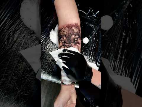 FENRIR IN 5 HOURS 🔥 #tattoo #shorts