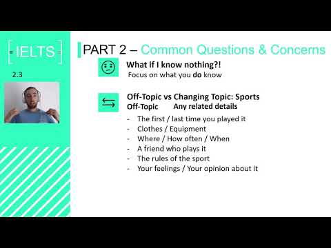 Going 'off-topic' in IELTS Part 2 - The TRUTH about IELTS Speaking