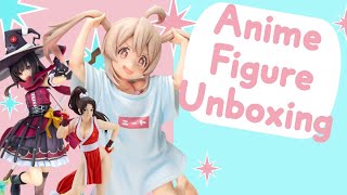 Anime Figure Unboxing - Onimai, Konosuba, King of Fighters!