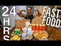BODYBUILDER EATS ONLY FAST FOOD FOR 24 HOURS CHALLENGE