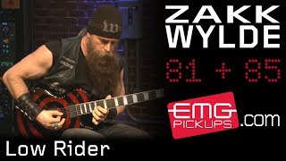 Zakk Wylde  Plays &quot;Low Rider&quot; on EMGtv