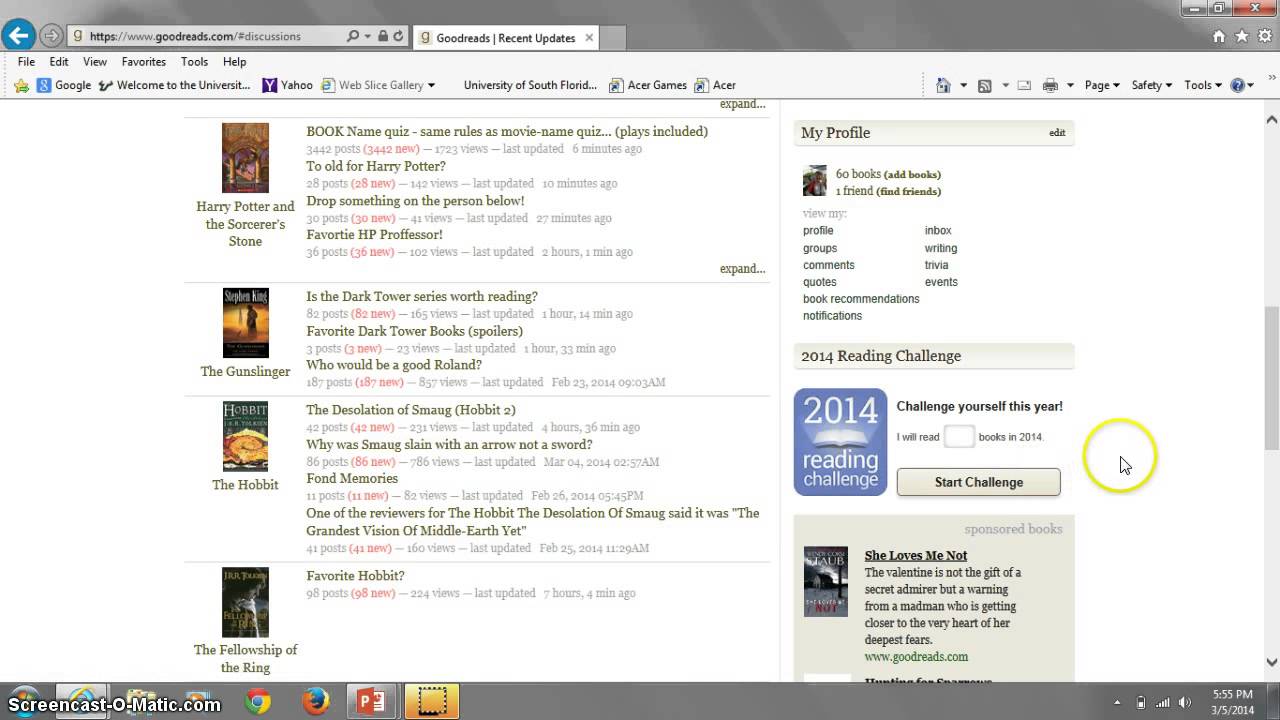 Goodreads tutorial