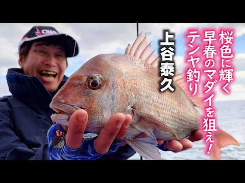 桜色に輝く早春のマダイを狙え！テンヤ釣り
