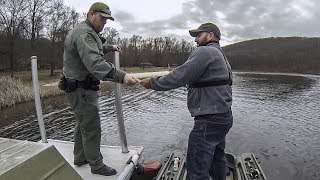 1 Mystery Tackle Box, 1 Game Warden & 1 Trout!!!