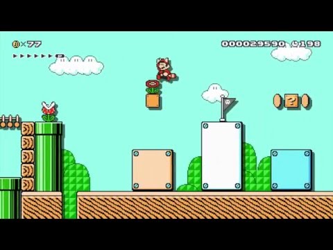 Super Mario Maker Levels: "Flower or Leaf?"