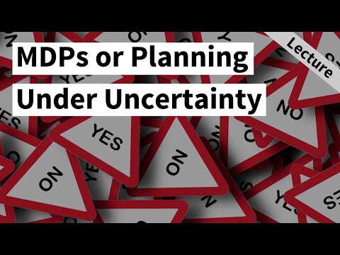 Markov Decision Processes for Planning under Uncertainty (Cyrill Stachniss)