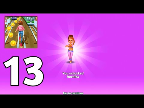 Subway Princess Runner | Gameplay Walkthrough - Part 13 - Ruchika Unlock - (Android,IOS) 