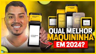 Qual a MELHOR máquina de cartão PAGBANK/PAGSEGURO em 2024? Testando todas na prática!
