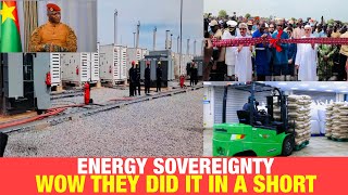 Burkina Faso : Captain Ibrahim Traore Energy And Industrial Development | Wow Amazing 