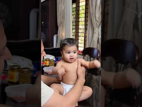 Chaya is the secret of my energy 😌🤍#diyakrishna #cutebaby #shortsviral #trending