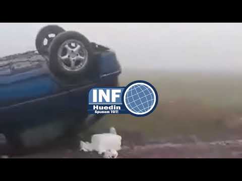 INFOHuedin.ro - O mașină incendiată la Huedin, iar alta răsturnată. Detalii în descriere