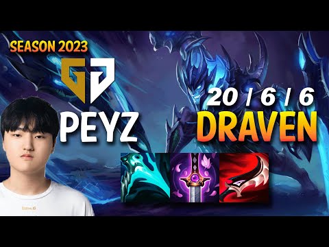Gen Peyz DRAVEN vs KALISTA ADC - KR Ranked