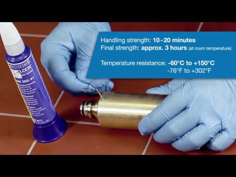 Анаэробный клей WEICONLOCK AN 302-41 фиксатор резьбы видео