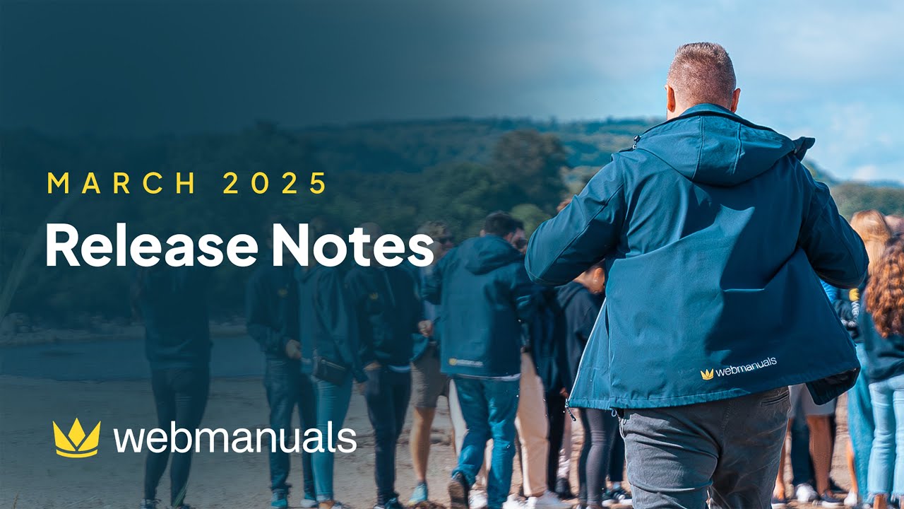 Release Notes - March 2025 | Web Manuals - Document Management System