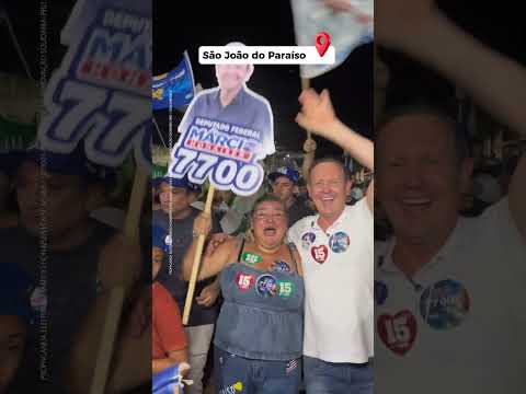 Prefeito Marcos Vinícius e São João do Paraíso são 7700