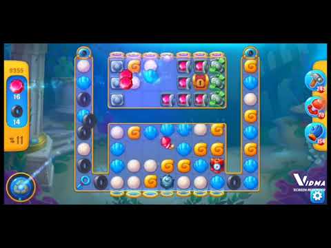 Fishdom. 9355 level no boosters and diamonds. 18 moves