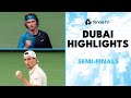 Rublev vs Bublik Drama; Medvedev Faces Humbert | Dubai 2024 Semi-Final Highlights