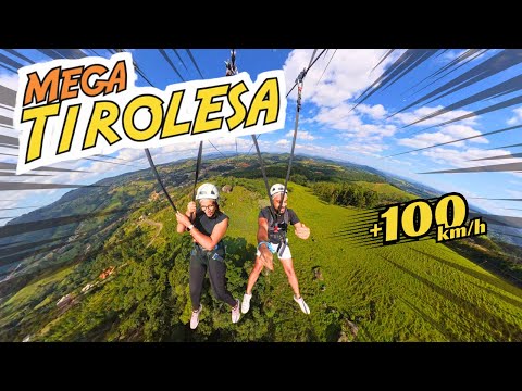 Mega Tirolesa Pedra Bela, Adrenalina a mais de 100 km/h!