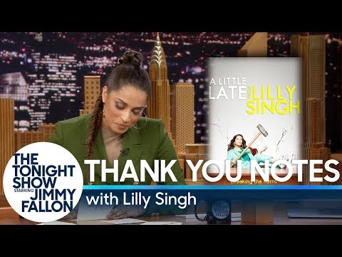 Lilly Singh的感謝信 (Thank You Notes with Lilly Singh)