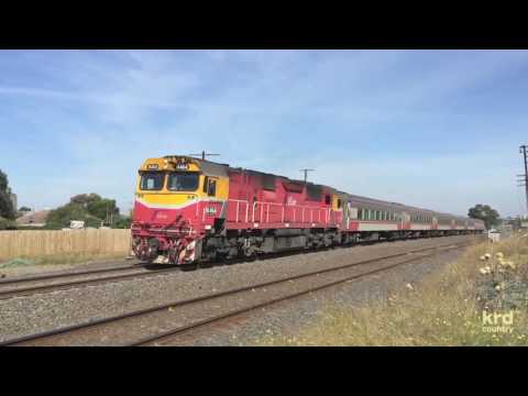 Australian Trains and Railways: V/Line to Albury - Southern Cross to Donnybrook