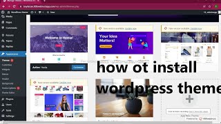 how to install WordPress theme | WordPress theme kisa install kira | how make Wo