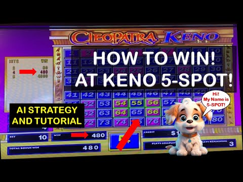 5 Spot! AI Keno Strategy! Tutorial! #shorts #keno #slots #casino #youtubeshorts #youtube #ytshorts