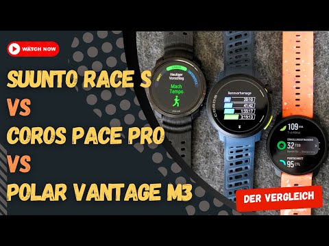 Suunto Race S, Coros Pace Pro or Polar Vantage M3: Which sports watch under 400 euros is right fo...