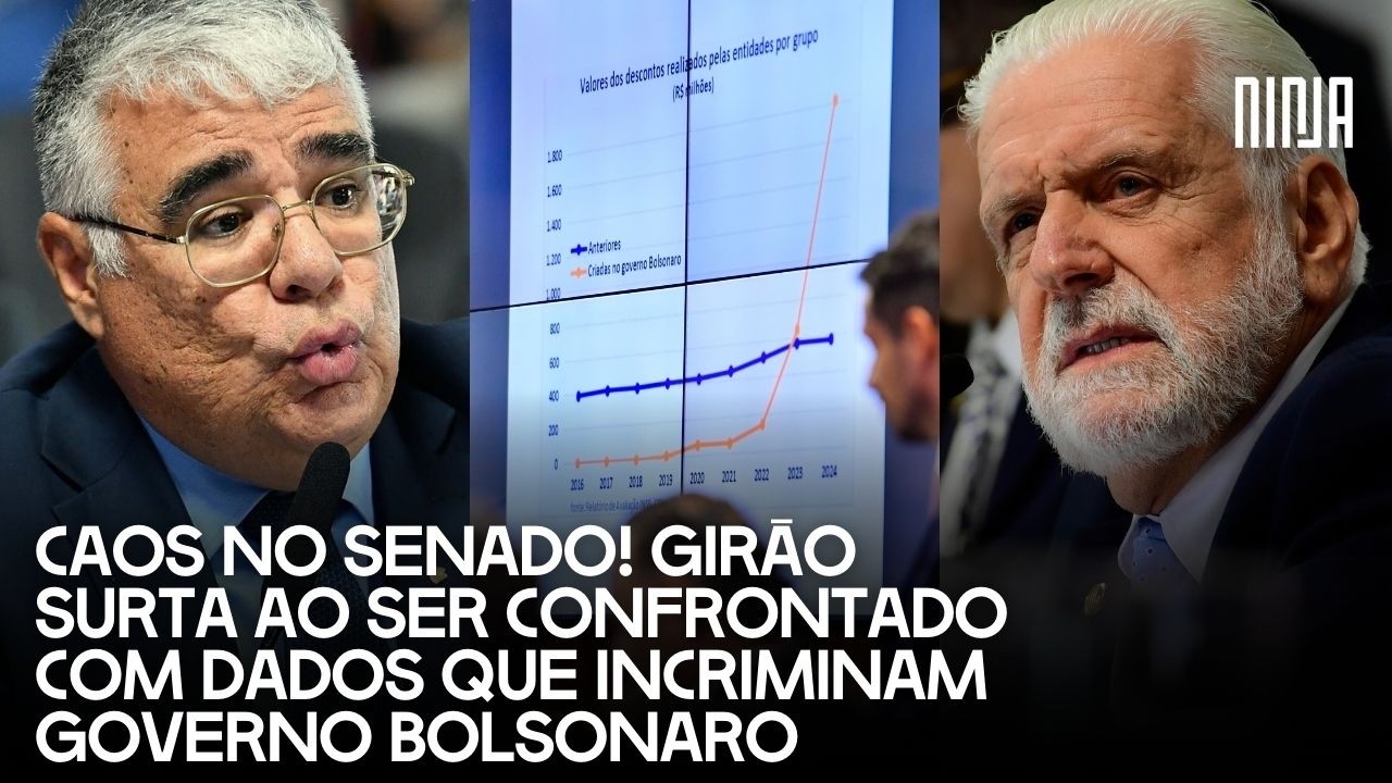 💥Girão tenta esconder culpados pelo INSS e falha, Jaques Wagner mostra gráfico com dados da fraude!💥