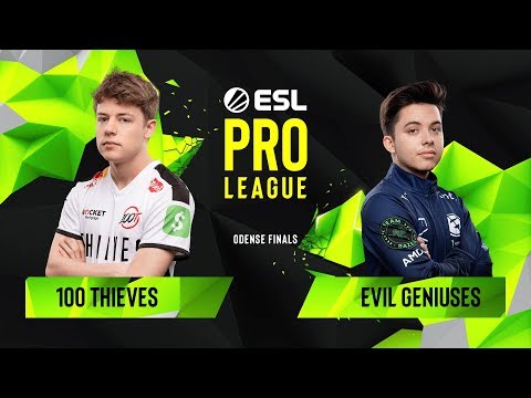 CS:GO - Evil Geniuses vs. 100 Thieves [Nuke] Map 2 - Group A - ESL Pro League Season 10 Finals