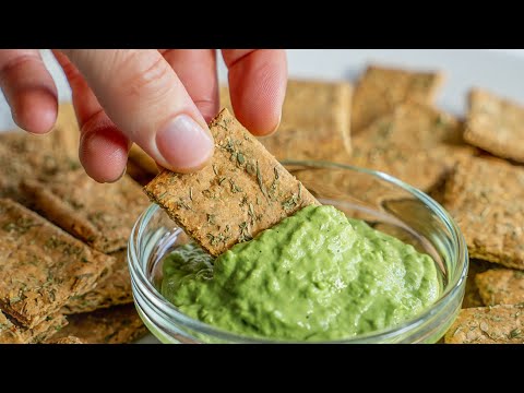 Easy Buckwheat Crackers Better Than Chips! Quick and Tasty!